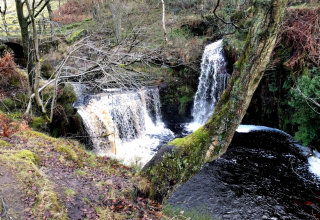 Lumb falls is a wild swimming destination at Hardcastle Crags