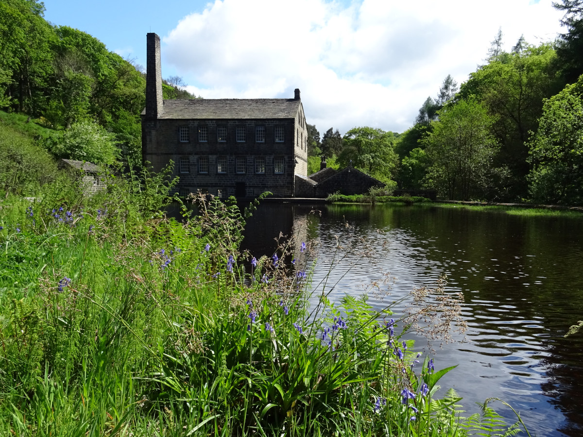 A springtime picture of Gibson mill